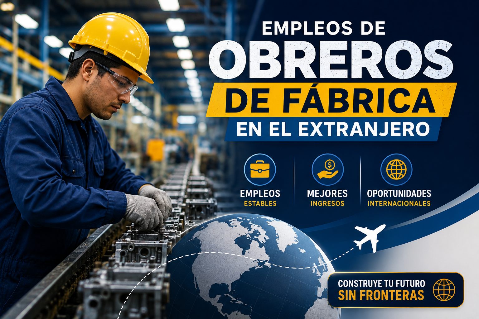 Empleos de Obreros de Fábrica en el Extranjero